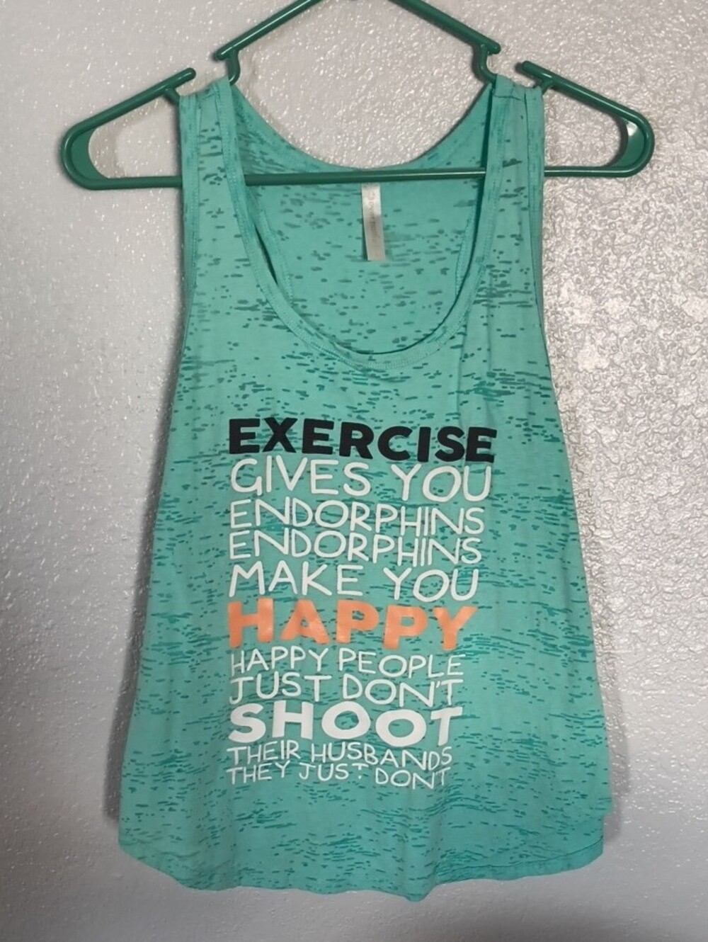 Women’s Aqua Graphic Workout Tank Top